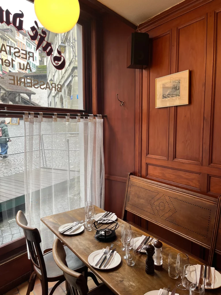 Café historique, Lausanne — vue 1