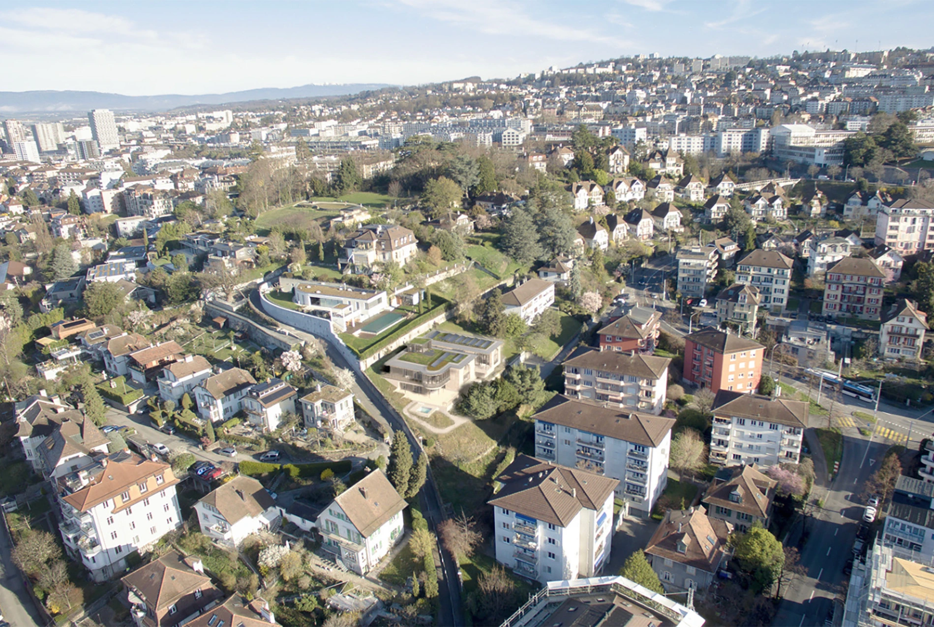Villa Marc Dufour, Lausanne — vue 1